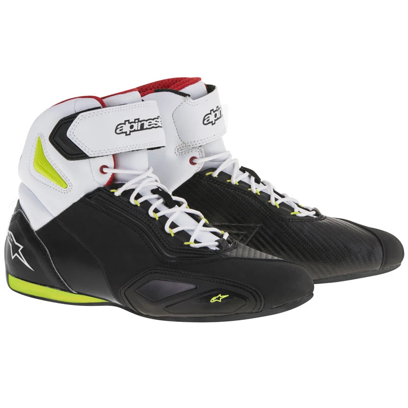 BASKET ALPINESTARS FASTER 2 BLACK YELLOW RED 1 BASKET ALPINESTARS FASTER 2 BLACK YELLOW RED