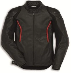 BLOUSON DUCATI CUIR STEALTH C2 PERFORE