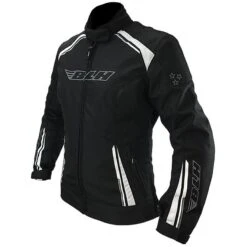 BLOUSON TEXTILE BLH BE LADY ROADSTER NOIR/BLANC 5 BLOUSON TEXTILE BLH BE LADY ROADSTER NOIR/BLANC -Équipement De Cyclisme blouson femme moto blh roadster noir blanc vm6012 2