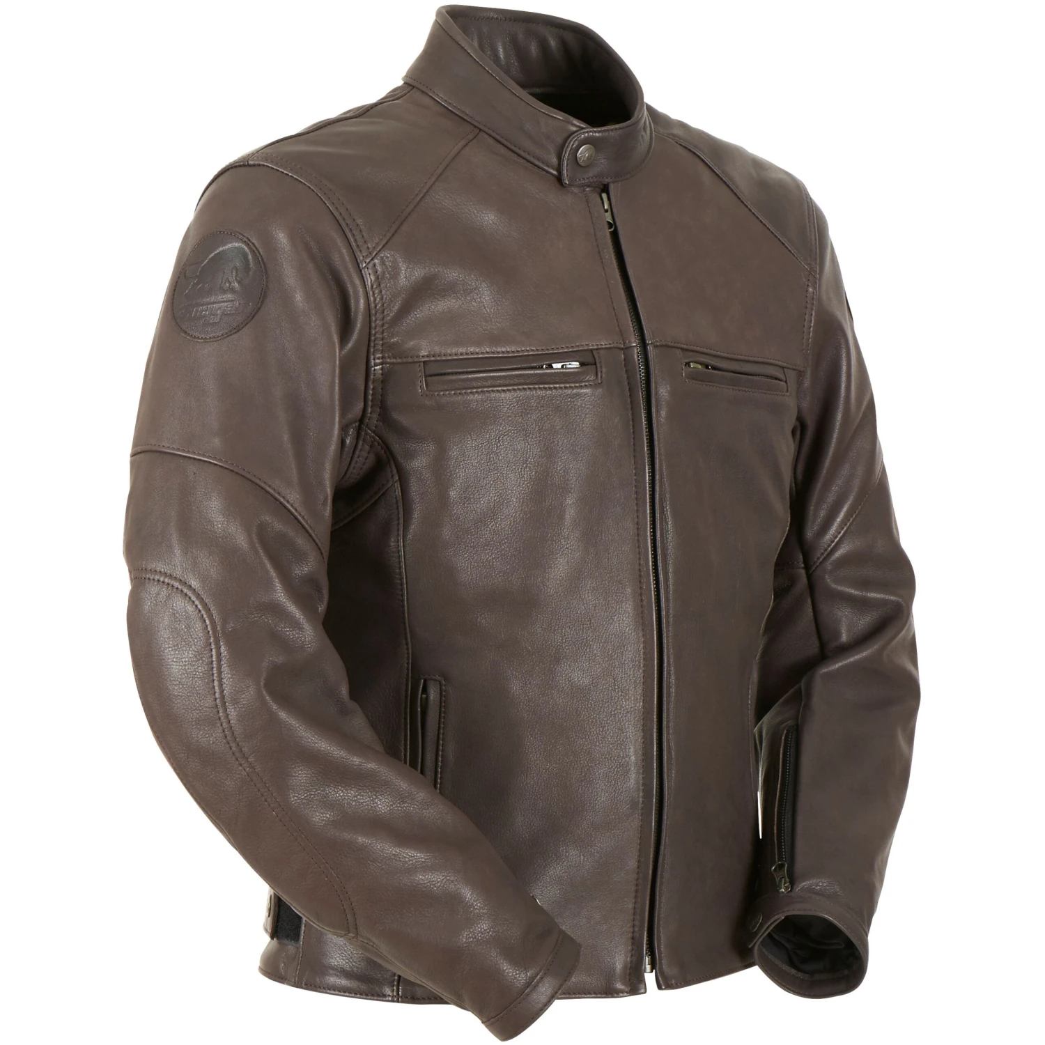 BLOUSON CUIR FURYGAN VINCE HUNT MARRON 2 BLOUSON CUIR FURYGAN VINCE HUNT MARRON – Image 2