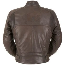 BLOUSON CUIR FURYGAN VINCE HUNT MARRON 5 BLOUSON CUIR FURYGAN VINCE HUNT MARRON -Équipement De Cyclisme blouson moto cuir furygan vince hunt marron dos