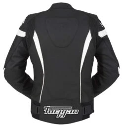BLOUSON CUIR FURYGAN XENIA RACING LADY NOIR/BLANC 5 BLOUSON CUIR FURYGAN XENIA RACING LADY NOIR/BLANC -Équipement De Cyclisme blouson moto cuir furygan xenia racing lady femme noir blanc dos