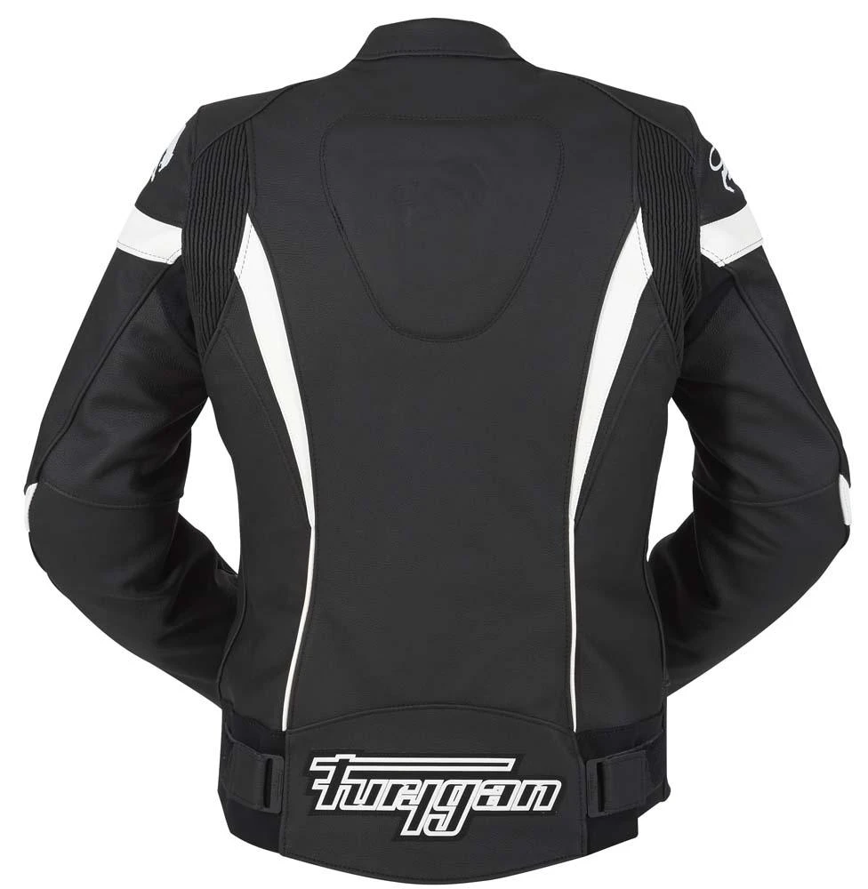 BLOUSON CUIR FURYGAN XENIA RACING LADY NOIR/BLANC 3 BLOUSON CUIR FURYGAN XENIA RACING LADY NOIR/BLANC – Image 3