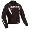 BLOUSON TEXTILE BERING FIZIO NOIR/BLANC/ROUGE