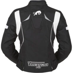 BLOUSON TEXTILE FURYGAN XENIA FEMME NOIR/BLANC 5 BLOUSON TEXTILE FURYGAN XENIA FEMME NOIR/BLANC -Équipement De Cyclisme blouson moto textile furygan xenia noir blanc femme lady dos