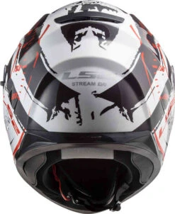 LS2 CASQUE FF320 STREAM EVO TACHO -Équipement De Cyclisme caque FF320 STREAM EVO TACHO WHITE BLACK RED 103205502 2