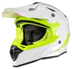 CASQUE CROSS MAXXE SLUDGE BLANC