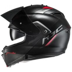 CASQUE HJC IS MAX 2 DOVA 11 CASQUE HJC IS MAX 2 DOVA -Équipement De Cyclisme casque hjc is max 2 dova noir rouge modulable 5