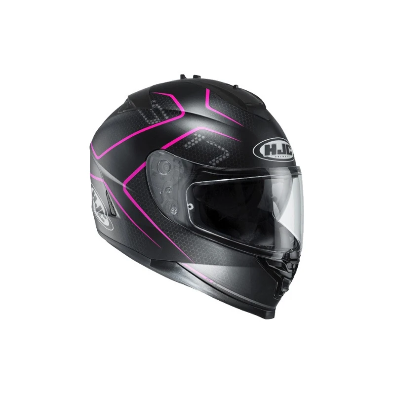 CASQUE HJC IS 17 LANK NOIR/ROSE 1 CASQUE HJC IS 17 LANK NOIR/ROSE