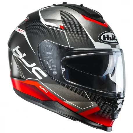 CASQUE HJC IS 17 LOKTAR NOIR/ROUGE 1 CASQUE HJC IS 17 LOKTAR NOIR/ROUGE
