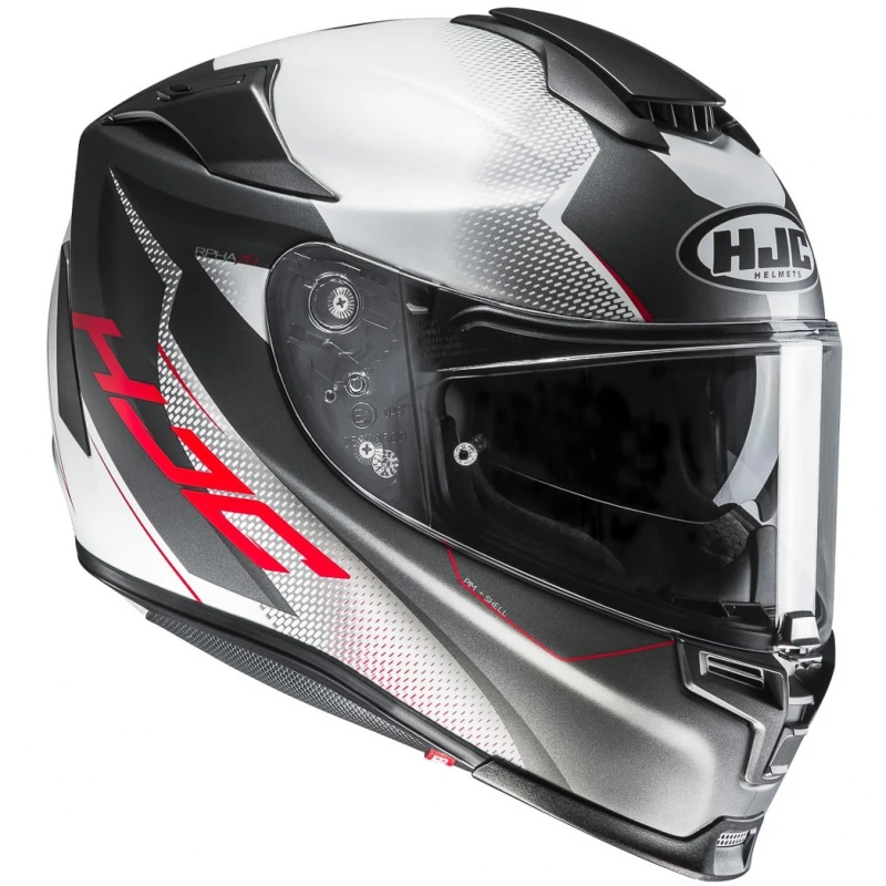 CASQUE HJC R-PHA 70 GADIVO NOIR/BLANC/GRIS 1 CASQUE HJC R-PHA 70 GADIVO NOIR/BLANC/GRIS