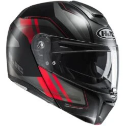 CASQUE HJC R-PHA 90 TANISK NOIR/ROUGE