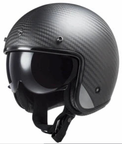 CASQUE JET LS2 OF601 BOB CARBON UNI