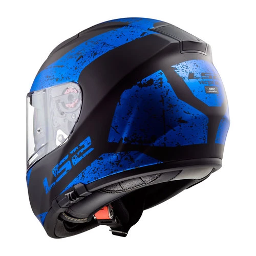 CASQUE LS2 VECTOR SIGN BLEU 2 CASQUE LS2 VECTOR SIGN BLEU – Image 2