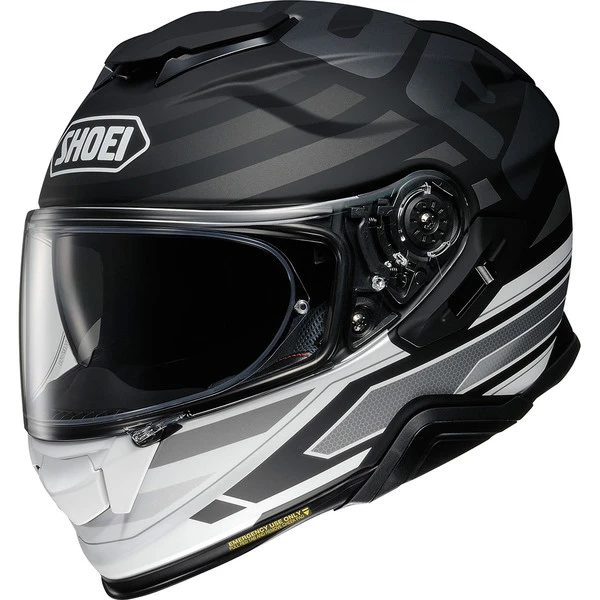 SHOEI CASQUE GT AIR 2 INSIGNIA GRIS / NOIR 1 SHOEI CASQUE GT AIR 2 INSIGNIA GRIS / NOIR