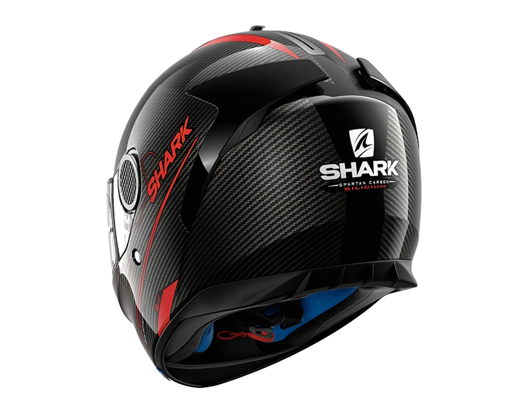 CASQUE SHARK SPARTAN CARBON SILICIUM ROUGE 3 CASQUE SHARK SPARTAN CARBON SILICIUM ROUGE – Image 3
