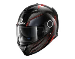 CASQUE SHARK SPARTAN CARBON SILICIUM ROUGE