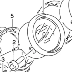 SUZUKI COMPTEUR GS500 E (1997-2000)