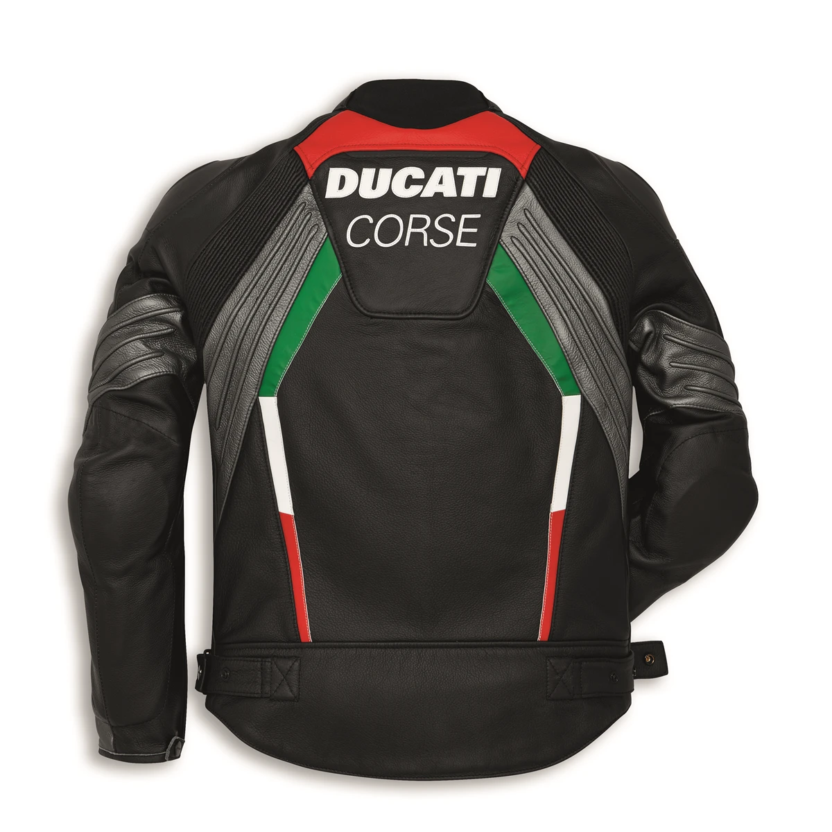 DUCATI BLOUSON CUIR CORSE C3 DAINESE NOIR/GRIS PERFORE 2 DUCATI BLOUSON CUIR CORSE C3 DAINESE NOIR/GRIS PERFORE – Image 2