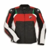 DUCATI BLOUSON CUIR CORSE C3 DAINESE ROUGE/NOIR/BLANC PERFORE