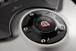 DUCATI BOUCHON DE RERSERVOIR PANIGALE V4 / V4S -Équipement De Cyclisme ducati bouchon reservoir alu usine rizoma ouverture rapide sans cle panigale v4 v4s 97780051aa noir 97780051ab gris 2
