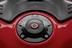 DUCATI BOUCHON DE RERSERVOIR PANIGALE V4 / V4S -Équipement De Cyclisme ducati bouchon reservoir alu usine rizoma ouverture rapide sans cle panigale v4 v4s 97780051aa noir 97780051ab gris 3