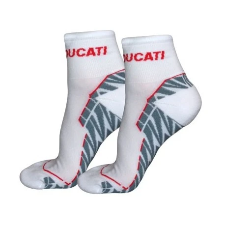 DUCATI CHAUSSETTES COMFORT 14 BLANCHE 1 DUCATI CHAUSSETTES COMFORT 14 BLANCHE