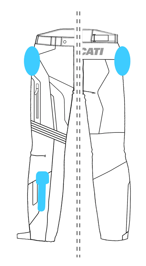 PANTALON DUCATI HOMME STRADA C4 TISSU 3 PANTALON DUCATI HOMME STRADA C4 TISSU – Image 3