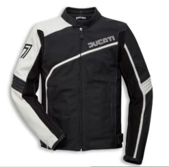 BLOUSON DUCATI PELLE 77 FEMME