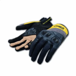 DUCATI SCRAMBLER GANTS OVERLAND 2 NOIR/JAUNE
