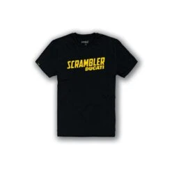 DUCATI SCRAMBLER T-SHIRT MILESTONE BLACK