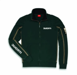 DUCATI SWEAT SHIRT ZIPPE IOM 78 VERT