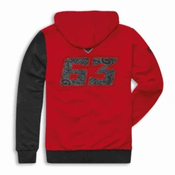 SWEAT ZIP DUCATI CORSE BAGNAIA -Équipement De Cyclisme ducati sweat shirt ducati corse gp 63 bagnaia 98770301 1
