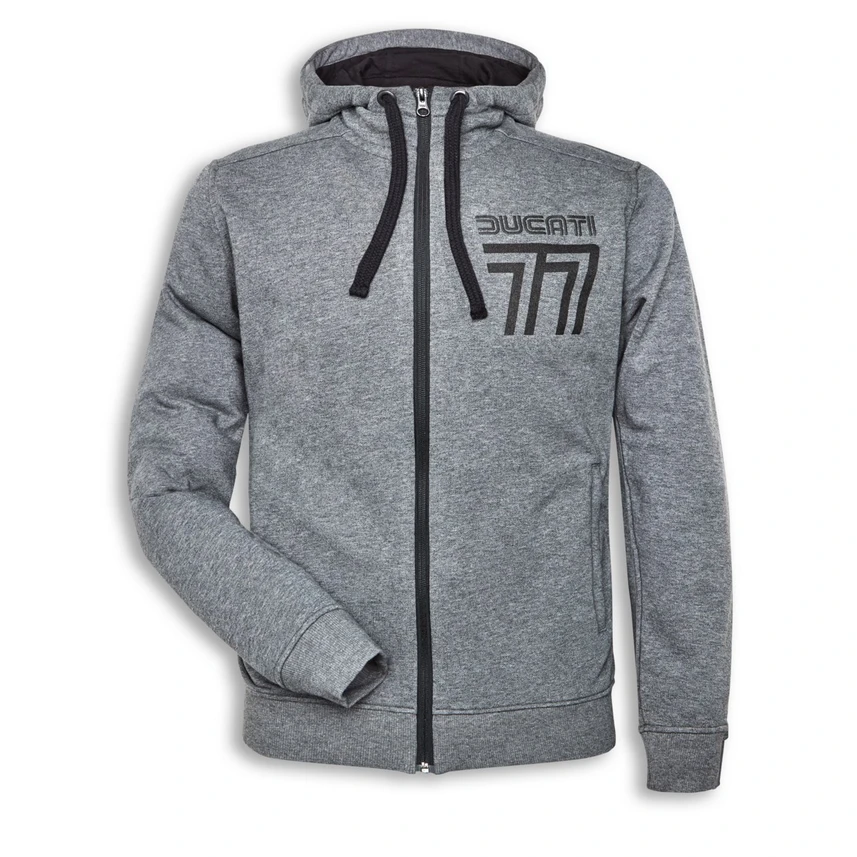SWEAT ZIP DUCATI 77 1 SWEAT ZIP DUCATI 77