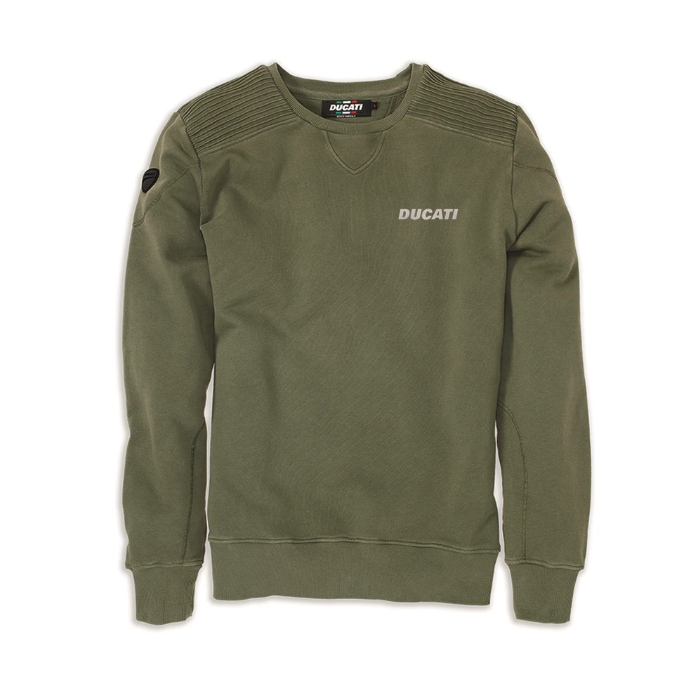 DUCATI SWEATSHIRT METROPOLITAN AW 13 KAKI 1 DUCATI SWEATSHIRT METROPOLITAN AW 13 KAKI
