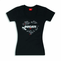 DUCATI T-SHIRT FEMME GRAPHIC ART HEART