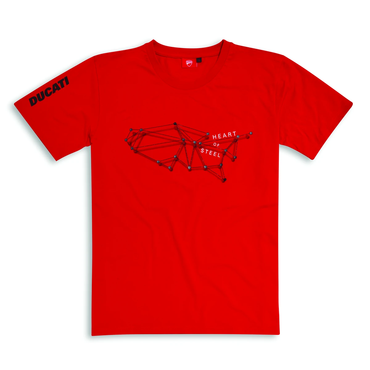 DUCATI T-SHIRT GRAPHIC ART STEEL HEART 1 DUCATI T-SHIRT GRAPHIC ART STEEL HEART