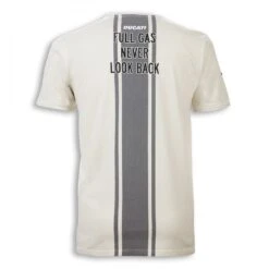 DUCATI T-SHIRT METROPOLITAN STRIPE 5 DUCATI T-SHIRT METROPOLITAN STRIPE -Équipement De Cyclisme ducati t shirt metropolitan stripe blanc 98768602 dos