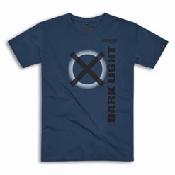 T-SHIRT SCRAMBLER DARK LIGHT BLEU