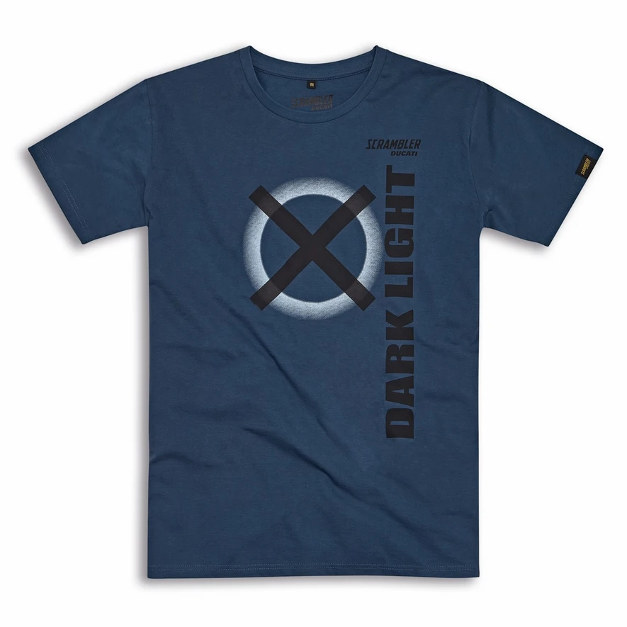 T-SHIRT SCRAMBLER DARK LIGHT BLEU 1 T-SHIRT SCRAMBLER DARK LIGHT BLEU