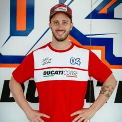 DUCATI T-SHIRT DOVIZIOSO REPLICA GP N°04 -Équipement De Cyclisme ducati tshirt replica gp dovizioso 04 9877001 3