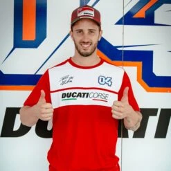 DUCATI T-SHIRT DOVIZIOSO REPLICA GP N°04 -Équipement De Cyclisme ducati tshirt replica gp dovizioso 04 9877001 4