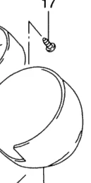 SUZUKI ENJOLIVEUR COMPTEUR CHROME GSF1200 1997-2000