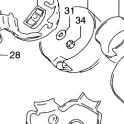 SUZUKI ENTOURAGE DE COMPTEUR CHROME GSF1200 BANDIT