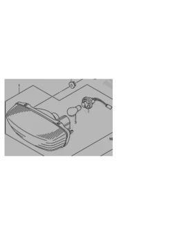 SUZUKI FEU ARRIÈRE DE QUAD SPORT ET OZARK 250-400 CM3