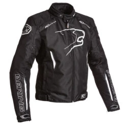 BLOUSON TEXTILE BERING ESKADRILLE -Équipement De Cyclisme moto axxe blouson textile bering eskadrille noir blanc face