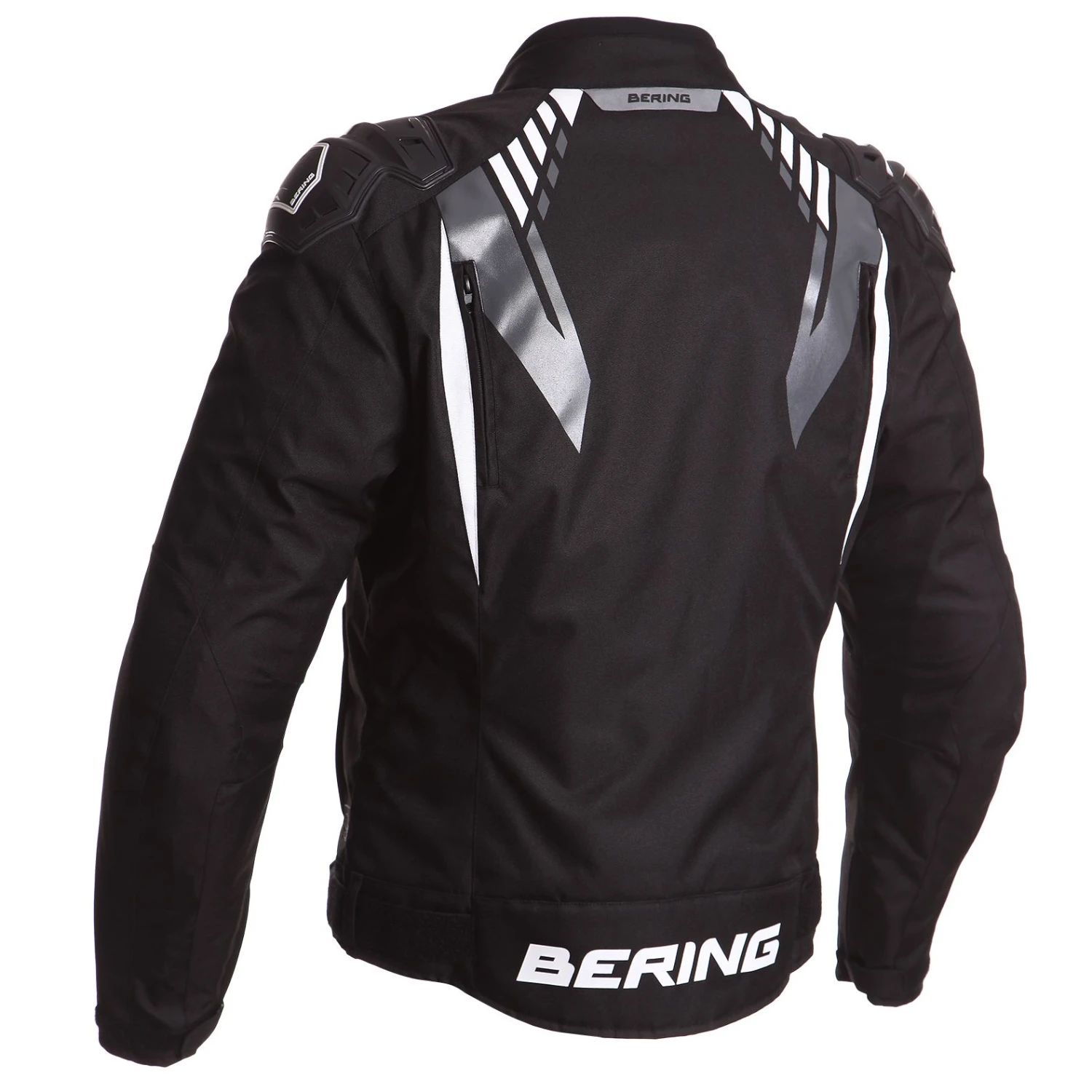 BLOUSON TEXTILE BERING PRIMO-R NOIR/BLANC 2 BLOUSON TEXTILE BERING PRIMO-R NOIR/BLANC – Image 2