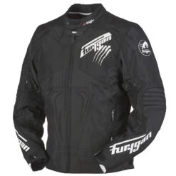 BLOUSON TEXTILE FURYGAN HURRICANE D3O 10 BLOUSON TEXTILE FURYGAN HURRICANE D3O -Équipement De Cyclisme moto axxe blouson textile furygan hurricane d3o noir blanc cote