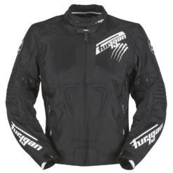 BLOUSON TEXTILE FURYGAN HURRICANE D3O 9 BLOUSON TEXTILE FURYGAN HURRICANE D3O -Équipement De Cyclisme moto axxe blouson textile furygan hurricane d3o noir blanc face