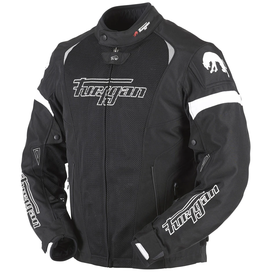 BLOUSON TEXTILE FURYGAN SPARK 3 EN 1 NOIR/BLANC 2 BLOUSON TEXTILE FURYGAN SPARK 3 EN 1 NOIR/BLANC – Image 2